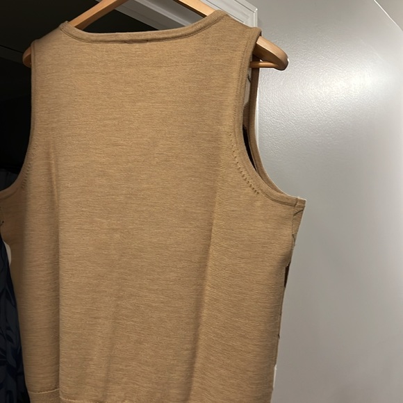 Talbots 1X sweater shell 100% Italian Merino, used but excellent condition - Picture 6 of 7